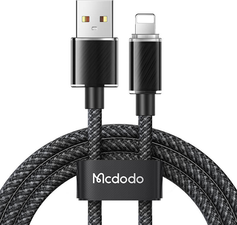 Kabel USB-A na Lightning Mcdodo CA-3640, 1,2 m (černý)