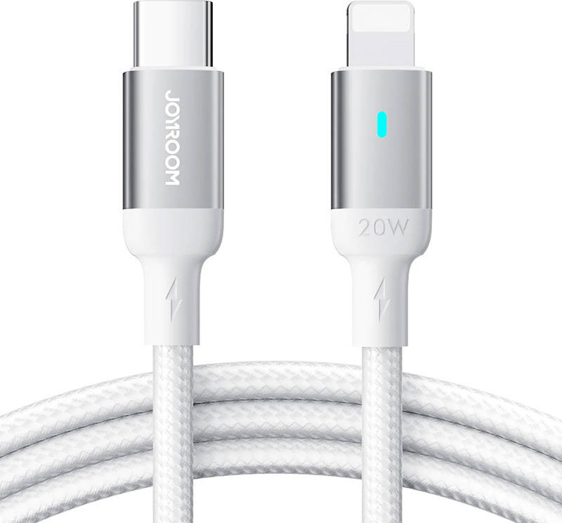 Joyroom Extraordinary Series A10 Lightning / USB-C PD 20W cable 2 m - white