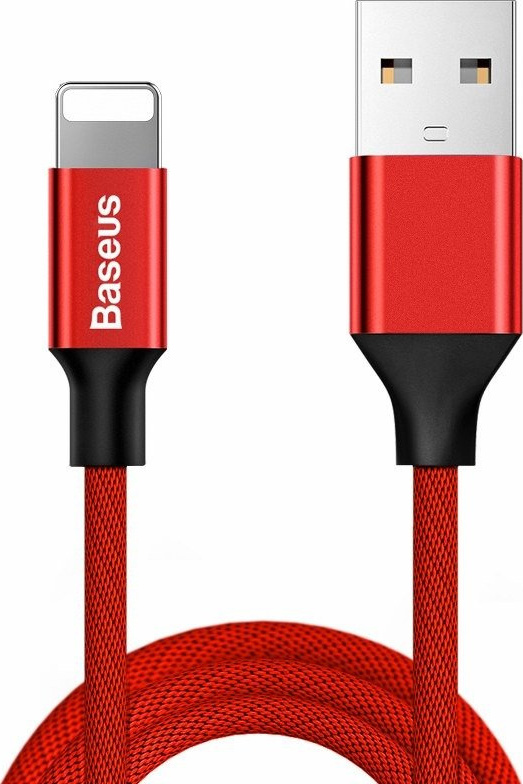 Baseus Yiven Lightning kabel180 cm 2A - červený