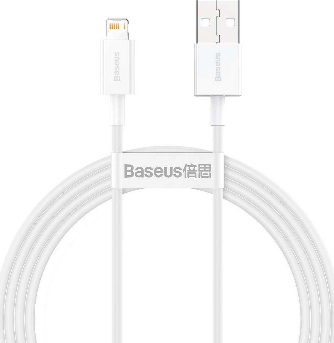 Baseus CALYS-B02 Superior Fast Charging Kabel Lightning 2.4A 1.5m White