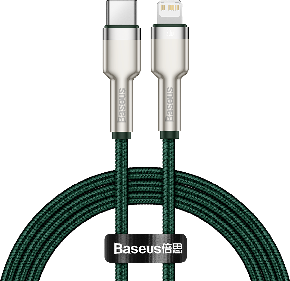 Baseus cable Cafule Metal PD USB-C - Lightning 1,0 m green 20W