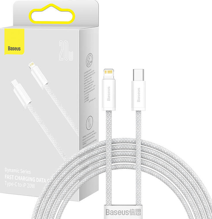 Baseus CALD000102 Dynamic Series Kabel USB-C to Lightning 20W 2m White