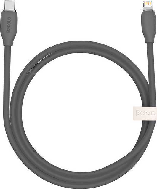 Baseus Jelly kabel USB-C na Lightning, 20W, 1,2 m (černý)