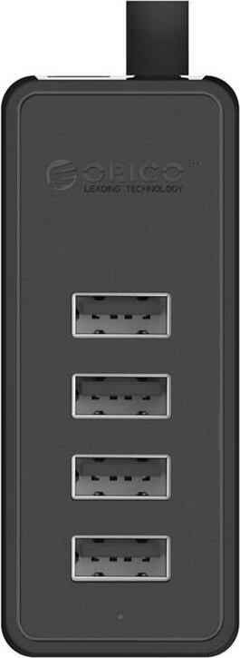 Orico W5P-100 USB na 4x USB 2.0 Hub adaptér (černý)