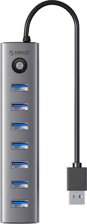 Orico CL7U USB-C na 7x USB 3.0 Hub adaptér (šedý)
