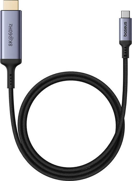 Adaptér Baseus USB-C na HDMI s vysokým rozlišením 1,5 m (černý)