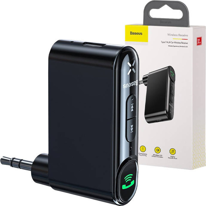 Baseus BSBA-02 (Overseas Edition) Bluetooth AUX transmitter - black