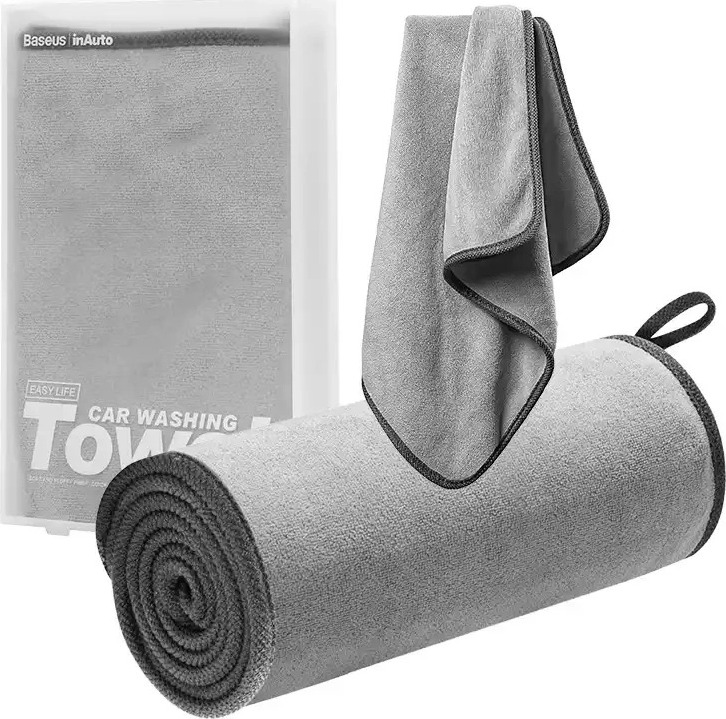 Baseus microfiber car drying towel microfiber 40 cm x 80 cm gray (CRXCMJ-A0G)