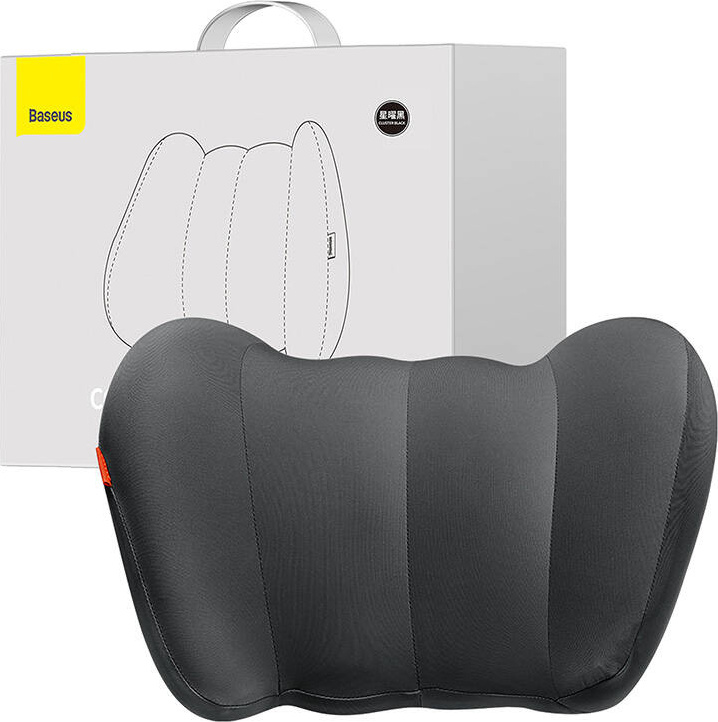 Hedvábný bederní polštář do auta Baseus řady ComfortRide (černý)