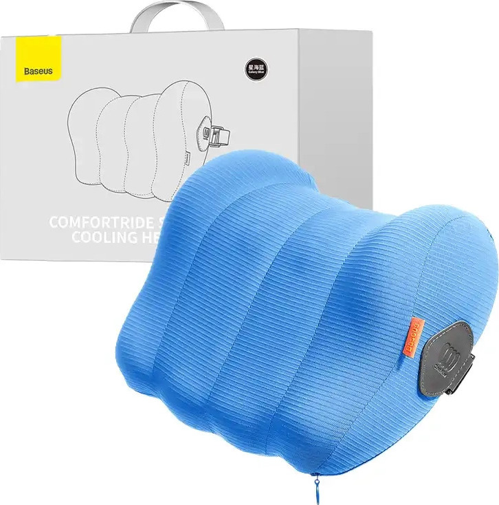 Chlazení opěrky hlavy do auta Baseus ComfortRide Series Car (modrá)