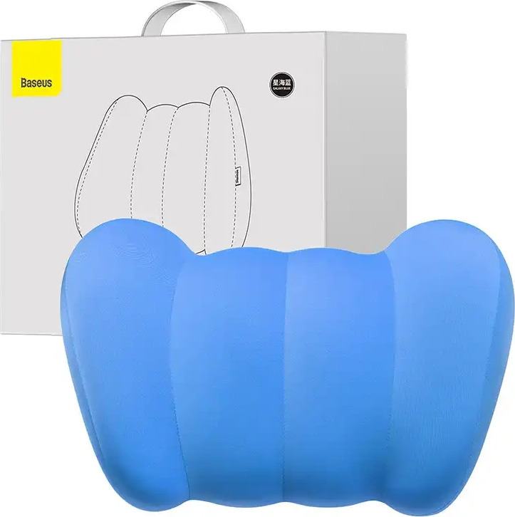 Hedvábný bederní polštář do auta Baseus řady ComfortRide (modrý)