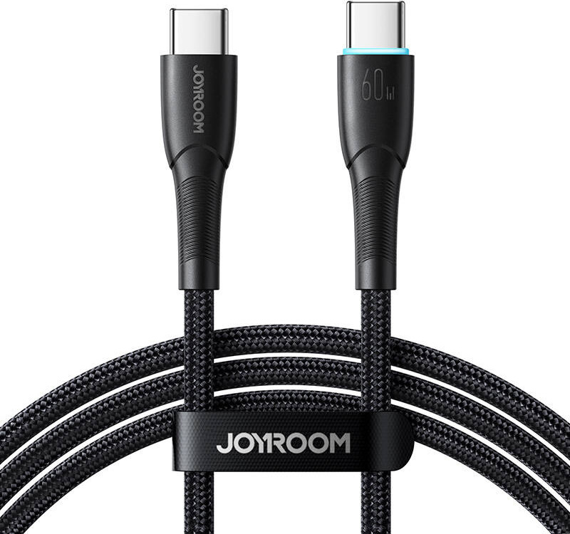 Joyroom Starry Series SA32-CC3 USB-C / USB-C cable 60W 1m - black