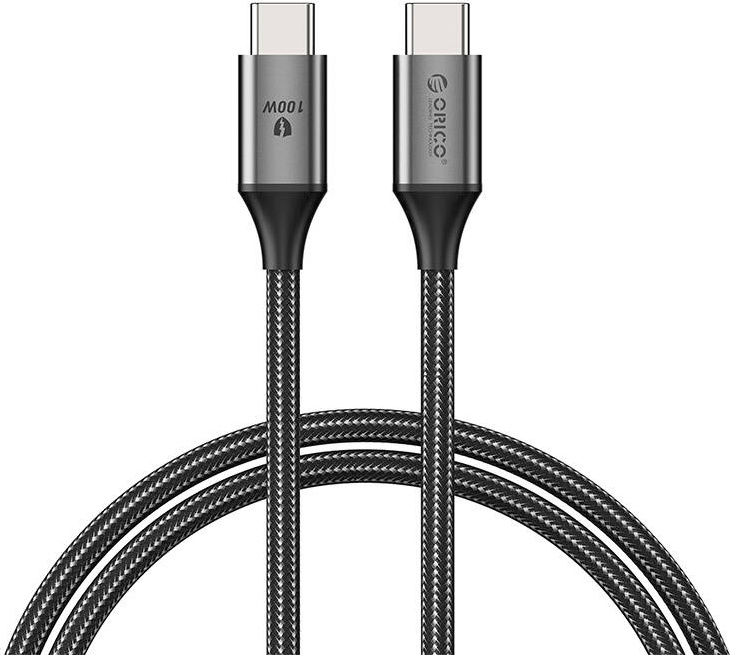 Orico 100W nabíjecí kabel USB-C na USB-C (černý)