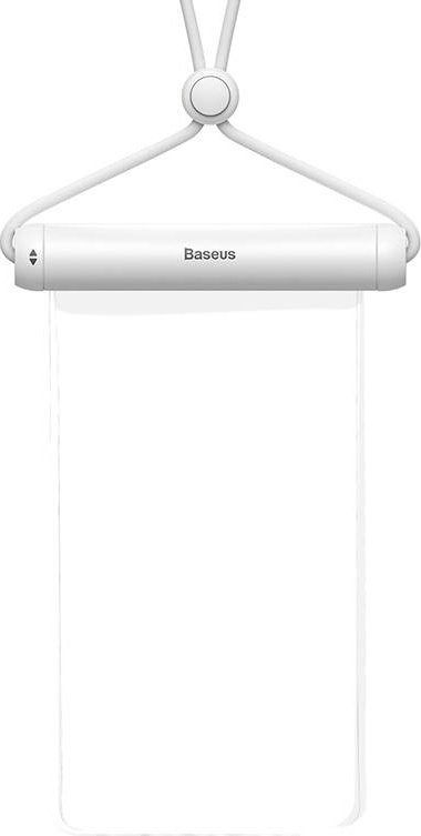 Baseus Cylinder Slide-cover vodotěsná taška na smartphone (bílá)