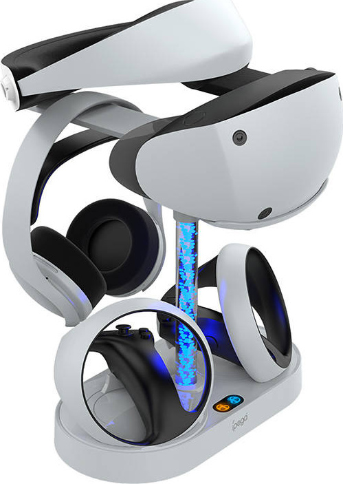 iPega P5V001 Multifunkční Nabíjecí Stojan pro PS VR2