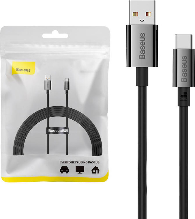 Baseus cable Superior USB - USB-C 2,0m cluster black 100W