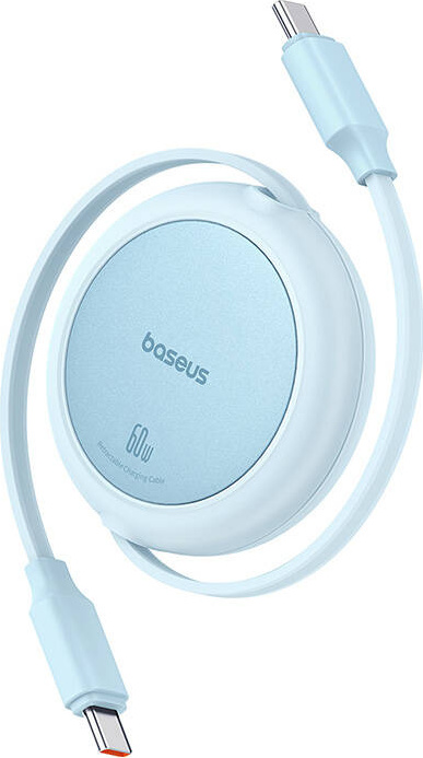 Baseus Free2Pull Mini Charging Cable USB-C to USB-C 60W 1m Galaxy Blue