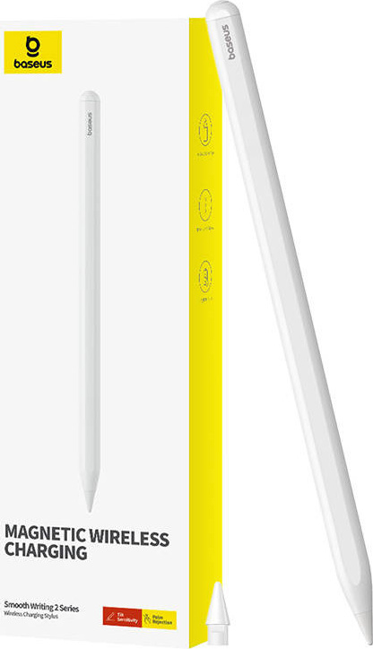 Baseus Smooth Writing 2 Overseas Edition stylus with active tip for iPad with replaceable tip - white