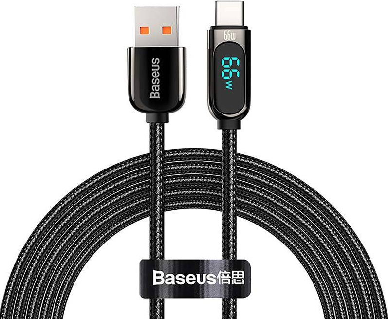 Baseus Kabel displeje USB na Type-C, 66W, 2 m (černý)
