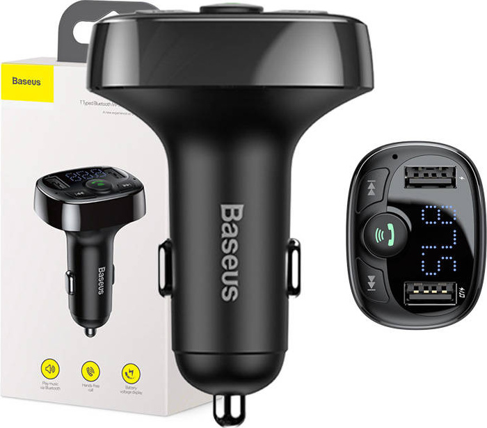 Bluetooth transmitter / car charger Baseus S-09A (Overseas Edition) - black