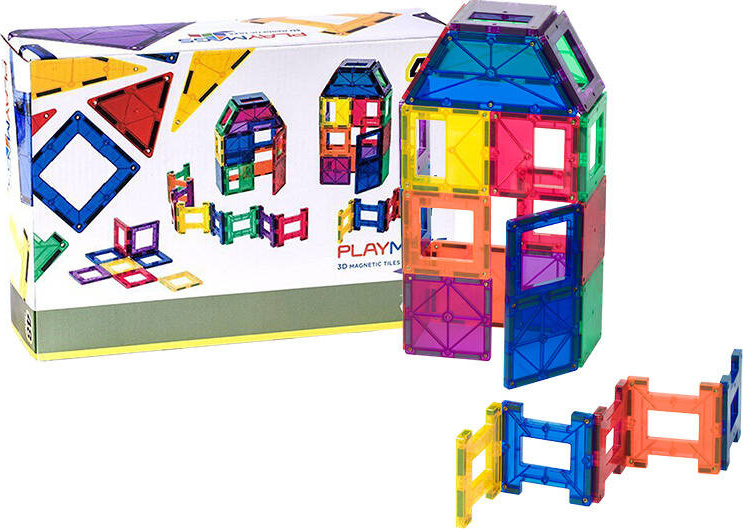 Magnetické kostky 3D Playmags 161 - sada 48 ks