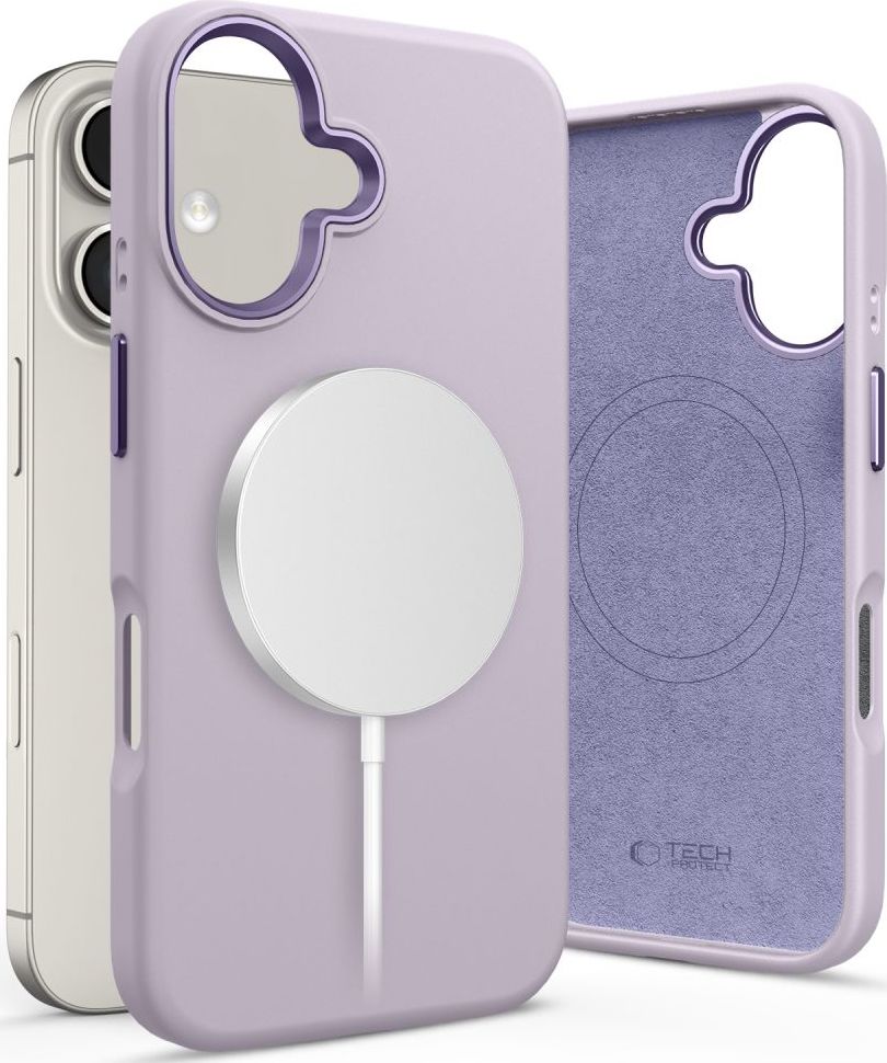 TECH-PROTECT SILICONE PURE MAGSAFE IPHONE 16 MAUVE