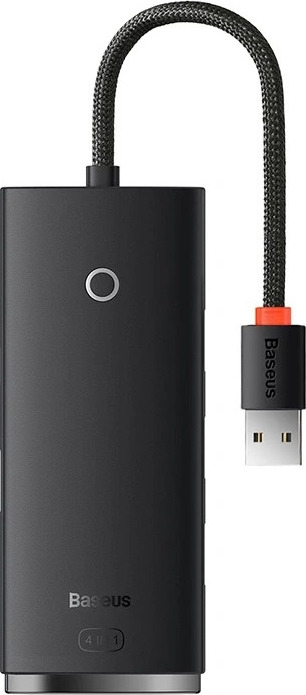 Hub řady Baseus Lite 4v1 USB na 4x USB 3.0, 25 cm (černý)