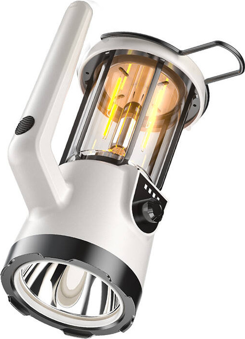 Kempingová lampa s průzkumnou svítilnou Superfire M61 – 360 lm, USB-C, 350 m
