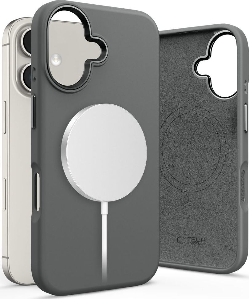 TECH-PROTECT SILICONE PURE MAGSAFE IPHONE 16 CLAY