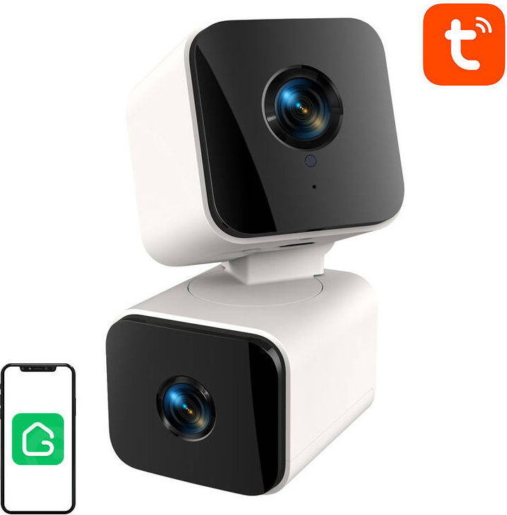 Chytrá duální WiFi kamera Gosund PC12 (4MP 1920x2160, Tuya)