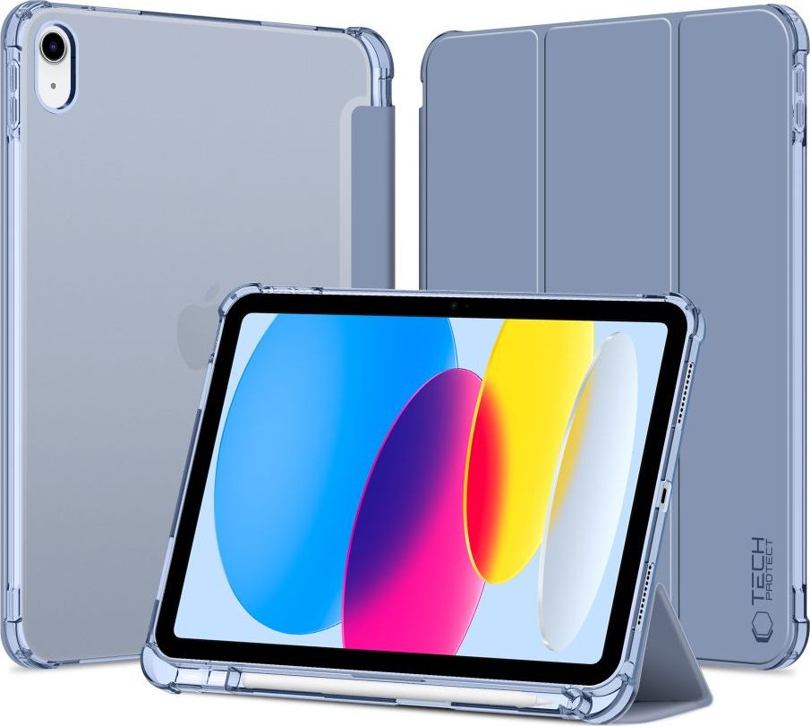 TECH-PROTECT SC PEN HYBRID IPAD 10.9” 10 / 2022 / 11” 11 / 2025 CRYSTAL BLUE