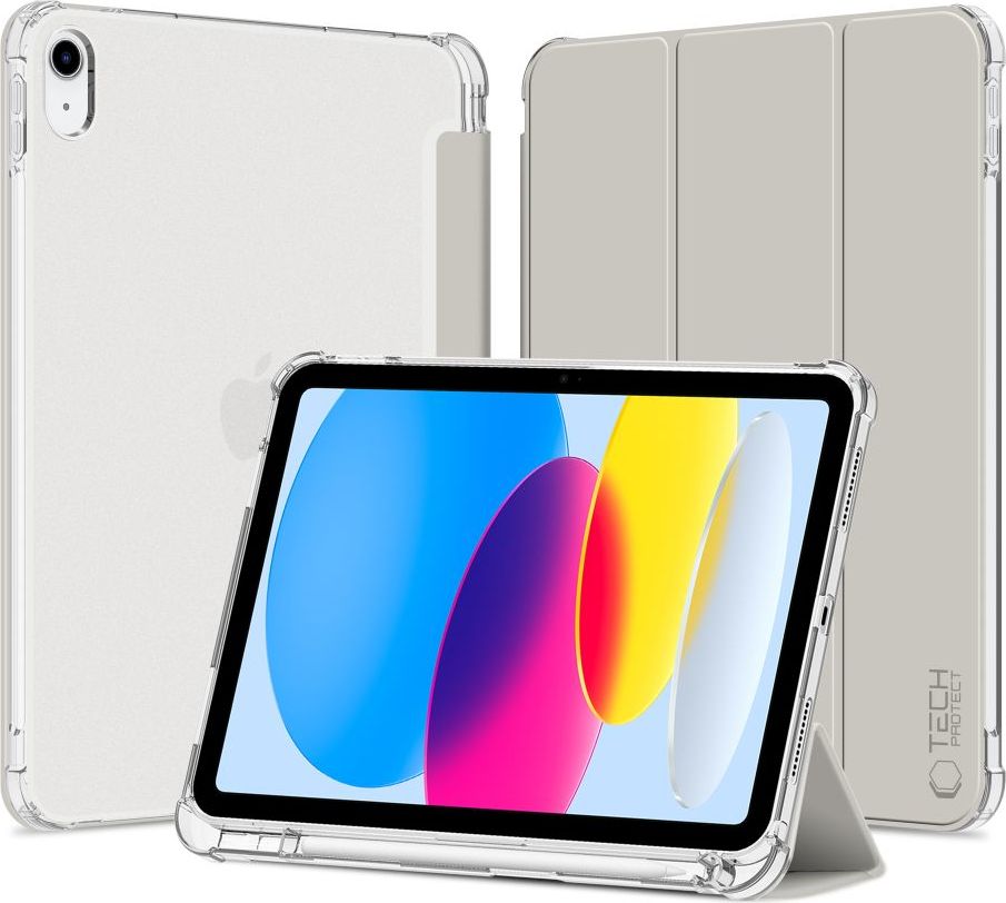 TECH-PROTECT SC PEN HYBRID IPAD 10.9” 10 / 2022 / 11” 11 / 2025 CRYSTAL SILVER