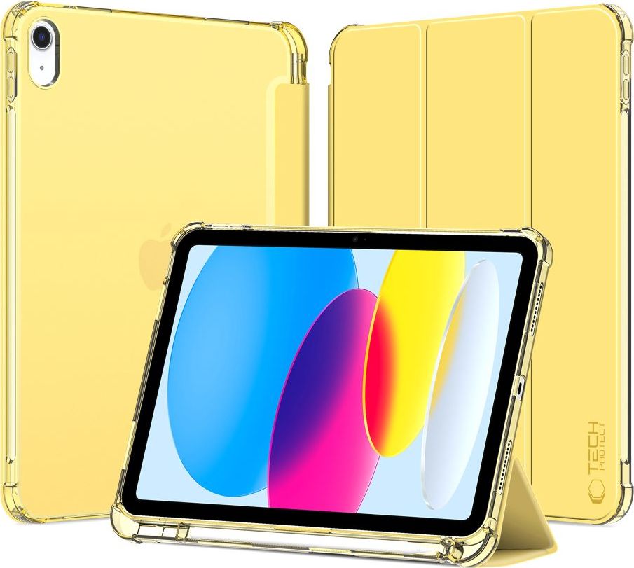 TECH-PROTECT SC PEN HYBRID IPAD 10.9” 10 / 2022 / 11” 11 / 2025 CRYSTAL YELLOW