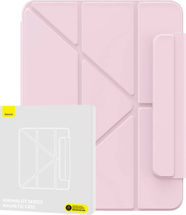 Magnetické pouzdro Baseus Minimalist pro Pad Air4/Air5 10,9″/Pad Pro 11″ (baby pink)