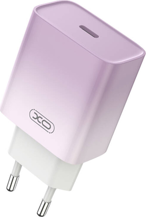 Nástěnná nabíječka XO CE18, USB-C, PD30W (fialová)