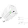 XO wall charger CE06 PD 30W 1x USB-C white + USB-C - USB-C cable