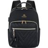 Dámský 10,5'' cestovní batoh s kosmetickou taštičkou Matein 1342 Black