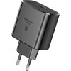 Foneng EU62 USB-C 45W napájacia nabíjačka + USB-C na lightning kábel (čierny)