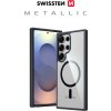 POUZDRO SWISSTEN CLEAR JELLY MagStick METALLIC PRO SAMSUNG S938B GALAXY S25 ULTRA 5G ČERNÉ
