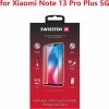 SKLO SWISSTEN FULL GLUE, COLOR FRAME, CASE FRIENDLY PRE XIAOMI NOTE 13 PRO PLUS 5G ČIERNE
