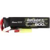 Gens Ace Lipo 800MAH 11.1V 25C 3S1P Airsoft Gun Lipo batéria s mini Tamiya konektorom