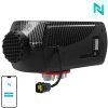Nezávislé topení Blitzwolf BW-AH-S2-BT, 5 kW, 12 V, ovládané aplikací se standardním banánovým rozhraním + ovladač s displejem + Bluetooth