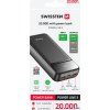 SWISSTEN POWER BANK 20000 mAh POWER LINE II ČERNÁ