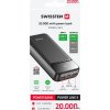 SWISSTEN POWER BANK 20000 mAh POWER LINE II ČIERNA