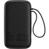 Powerbank Baseus QPow 2 20000mAh 30W 2xUSB-C kabel (black)