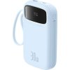 Powerbanka Baseus QPow2 20000mAh 30W 2xUSB-C kabel (modrá)