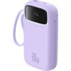 Baseus QPow 2 20000mAh 30W 2xUSB-C kábel powerbanka (fialová)