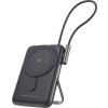 Choetech B735 magnetická MagSafe powerbanka 10000mAh 20W PD + USB-C kabel (černý)