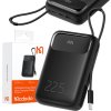 Power banka Mcdodo MC-3243 10000mAh, 22,5W s USB-C káblom (čierna)