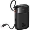 Powerbank Baseus QPow 2 10000mAh 30W 2xUSB-C (black)